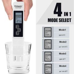 balrama 5pc Combo TDS EC Meter Water Purity Tester & RO Prefilter PP Spun Filter Candle Solid Wire Connector image 2