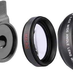 Wifton VXI® -23-Camera Lens Kit, 2 in 1 Clip on Cell Phone Lens 0.45X Wide Angle Lens Mobile Phone Lens-12