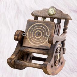 Round Reversible Wood Coaster Set-image-97