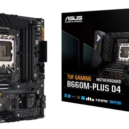 ASUS TUF GAMING B660M-PLUS D4 LGA 1700Socket Micro-ATX Intel B660 Chipset DDR4 Motherboard for Desktop-image-3