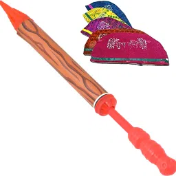 (1 Pichkari + 10 Holi Cap)For Kids Holi Festival & Summer Pool Party Beach Fun Water Gun-image-87