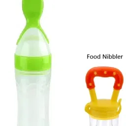 Soft Silicone Baby Feeding Bottle Gentle on Gum 90 ml & Soft bottle brush-image-53