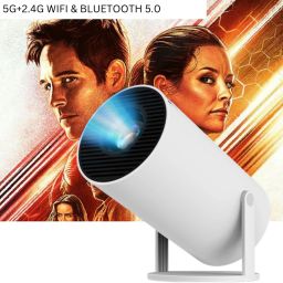 SACRO Smart Projector for Home 4K Support Rotabable Design withApp Netflix,YouTubeY378 (4500 lm / 1 Speaker / Wireless / Remote Controller) Portable Projector-image-27