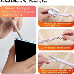 UNI5 7 in 1 Multifunctional Keyboard Cleaner Tool Kit, MacBook Earphone Cleaning Kit for Computers, Laptops, Mobiles image 4