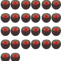 BUMTECH (Pack of 26, Gray, Red) Premium Quality Silicon Earbuds (Size-M) In The Ear Headphone Cushion-image-59