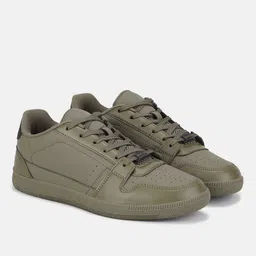 United Colors of Benetton Perforations Lace-Up Sneakers Sneakers For Men-picture-32