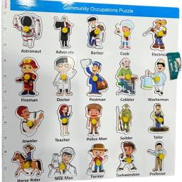 Wooden Community Helpers Puzzle for Kids-image-10