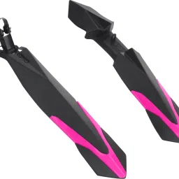 Front & Rear Mudguard Dual tone with Iron Clamp Full Length Front & Rear Fender-23