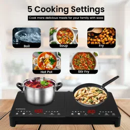 the better home 2000 W Induction Cooktop Touch Panel image 2