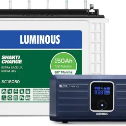 Zolt 1100 Pure Sine Wave Inverter with Shakti Charge 18060 150Ah Tubular Inverter Battery-image-82