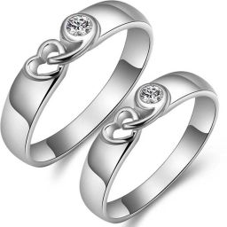 Stainless Steel, Stone, Brass, Copper, Sterling Silver, Silver Cubic Zirconia, Diamond, Crystal Silver, Platinum, Rhodium Plated Ring Set-image-56