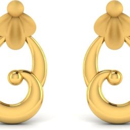 LORDS JEWELS Tingling Gold Earring Yellow Gold 22kt Stud Earring-image-9