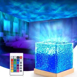 Remote Control Colorful Night Light for Home USB Night Light Squared Desk Lamp Table Lamp-image-47
