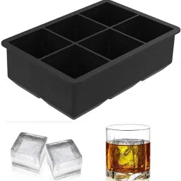 Black Silicone Ice Cube Tray-24