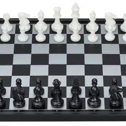 Chess Playing Board | Foldable Plastic Board for School, Home & Tournament 25 cm Chess Board-image-31