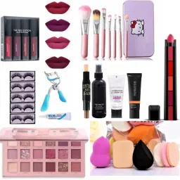 Valhalla makeup combo eyeshadow lipstick makeup brush eyelash combo primer fixer blender-image-24