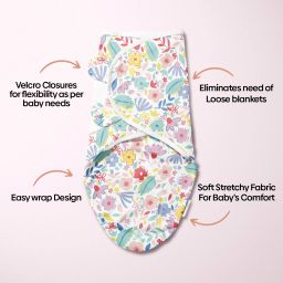 Printed Crib Swaddling Baby Blanket for AC Room-image-35
