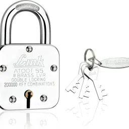 LINK 55MM ATOOT | Hardened Shakle | 3 Keys | 8 Brass Lever | Padlock-image-13