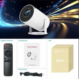 WENGONVILA TV Compatible 4K Projector with Mirroring Function (1200 lm / 2 Speaker / Wireless / Remote Controller) Portable Projector-46
