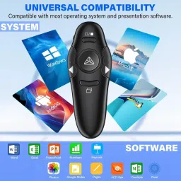 house of common PowerPoint Remote Clicker 1 usb with type c clicker Presenter-7