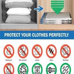 5Pack Vacuum Compression Storage Bags With Pump,Space Saver Sealer Bag P762 Travel Storage Vacuum Bags-image-87