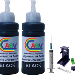 ASV Refill PG 745S for MG3070S / TS207 / TS307 / TS3370s/MG2470/MG2570s Black Ink Cartridge-12