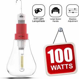 100W Rechargeable LED Bulb With 3 modes, Ideal for home, Outdoor & Power cuts 5 hrs Bulb Emergency Light-image-75
