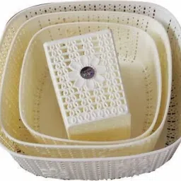 Vegetable & Fruit Kitchen Basket With Spatula Stand Plastic Fruit & Vegetable Basket-picture-20