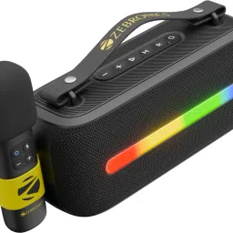 ZEBRONICS Zeb-Sound Feast 80,Wireless Microphone,Type-C Charging,Upto 14 hrs Backup 20 W Bluetooth Party Speaker-9
