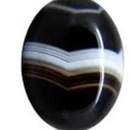 7.25 Ratti 6.00 Crt Sulemani Hakik Stone Natural Black Onyx Gemstone Agate Stone-image-46