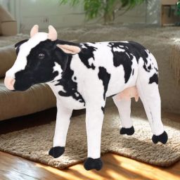 Standing Cow Plush Soft Animal Toy For Kids Boys & Girls - 76 cm-image-29