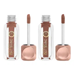 Colors Queen Mattifying Set Of 2 Non-Transfer Lipstick 3 ml Each image 3