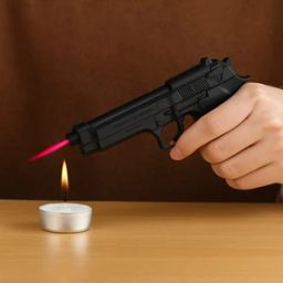 GUN LIGHTER (608) Pocket Lighter with Pistol Design – Heavy Metal Build Pocket Lighter-image-41