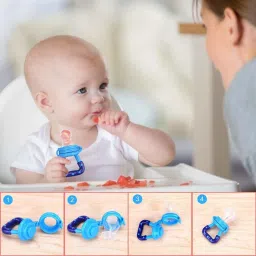 vadhavan Fresh Food Feeder, Infant Teether Nibbler Toys, for Toddlers & Kid- Combo of 2 Feeder image 4