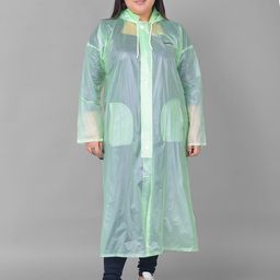 Dollar Rainguard Women's PVC Full Sleeve Solid Raincoat Solid Women Raincoat-picture-33