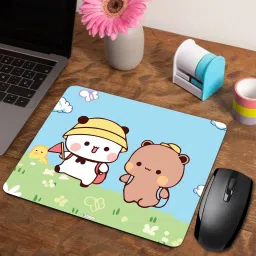 Asha Gifts Bubu Dudu Mouse Pad for Laptop Desktop PC Gaming Mousepad Rubber Base AT-2 Mousepad-image-18
