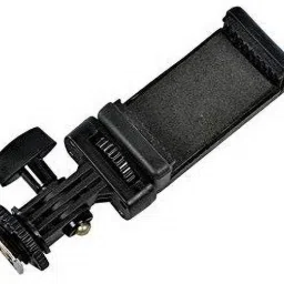 Cam cart Adjustable Angle Pole Swivel Hot Shoe Mount 1/4" Screw Hot Shoe Mount Adapter with Universal Mobile Phone Clip Holder for Mounting Video Camcorder Monitors Rotating Flash Bracket-18