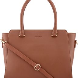 Tan Women Satchel Solid-image-26
