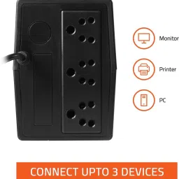 artis Powersafe 600VA Powersafe 600VA 230 V Line-interactive Tower Model UPS with Overload Protection 3 Outlet Plugs image 2