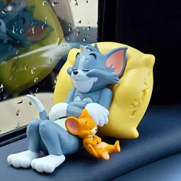bosig Tom and Jerry Car Accessories Car Dashboard Toys Car Dashboard Car Dash Indicator Lamp image 2