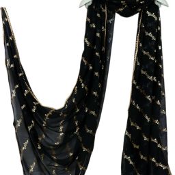 Chiffon Printed Black Women Dupatta-image-52