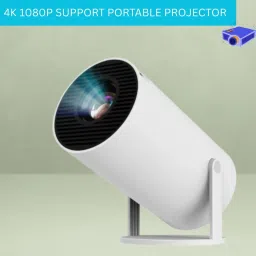 Guggu Mini HD Projector for Home 4KSupport With Built-in App Netflix/Prime/YouTubeJ345 (4500 lm / 1 Speaker / Wireless / Remote Controller) Portable Projector-image-31
