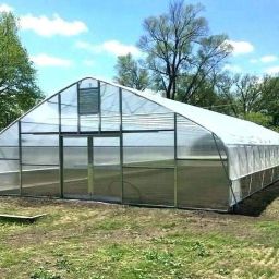 Transparent Plastic Tent 15 x 30 ft Multipurpose Heavy Sheet 400 GSM White Tent - For Used in Construction Site ,Homse Improvemen-image-1
