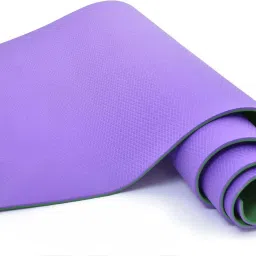 EVA +TPE Yoga Mat for Gym Workout & Exercise for Men and Women with bag Purple 6 mm Yoga Mat-image-54