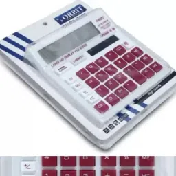 Orbit OT-512 WTC Check & Correct Calculator, Basic 12 Digit Colorful Calculator White FinancialCalculator-12