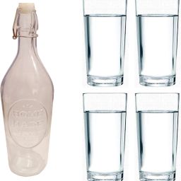 BOTTLE, 4GLASS POP101 Jug Bottle Glass Set-image-23
