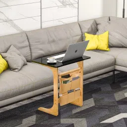 ibs Multi-purpose table/desk ST Foldable Study Table, Breakfast Table, Solid Wood Office Table image 3