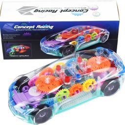 Musical Toy Car With 3D Flashing Lights, Music, 360 Rotating - 1 To 4 Year Kids-picture-34