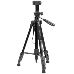Croma 163cm Adjustable Tripod for Mobile and Camera (4 Section Height Adjustment, Black)-75