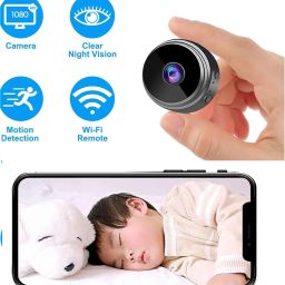 OSHSIZ WIFI SECURITY CAMERA Full HD 1080p Night Vision WiFi Hidden Camera with Motion Sensor & 128GB Support Sports and Action Camera-image-84